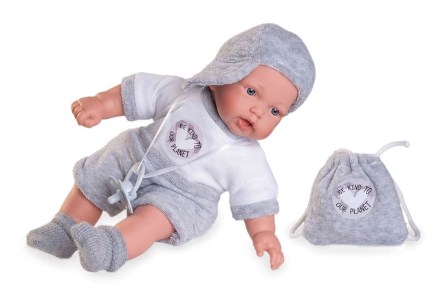 Antonio Juan 12321 PETIT - realistická bábika so zvukmi a mäkkým látkovým telom - 27 cm