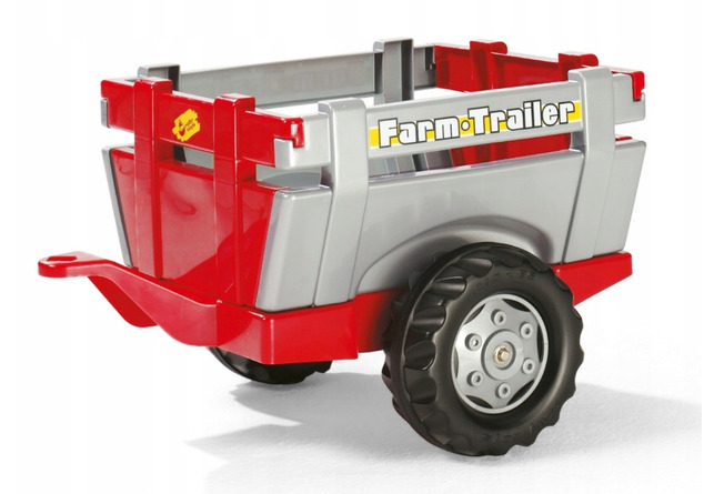 Rollytoys Šliapací traktor Rolly Junior s nakladačom a prívesom