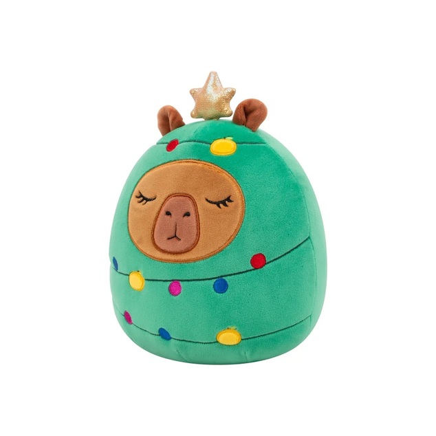 Squishmallows Ťava vianočný stromček Lijjian, 13 cm