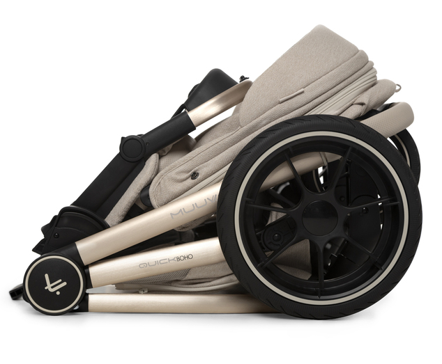 MUUVO Kombi-Kinderwagen Quick Boho Beige Set 2-in-1