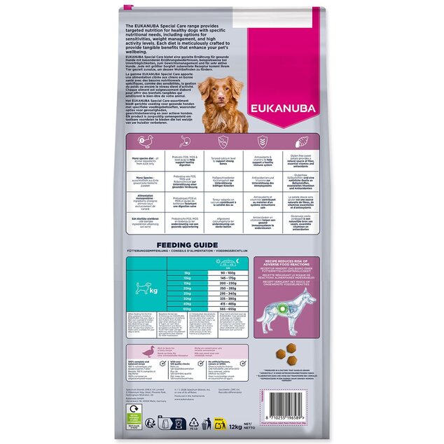 Hrana EUKANUBA Special Care Adult Mono Protein Duck 12kg