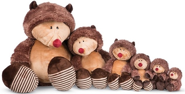 NICI peluche Riccio Hetch Hogan 25 cm, VERDE