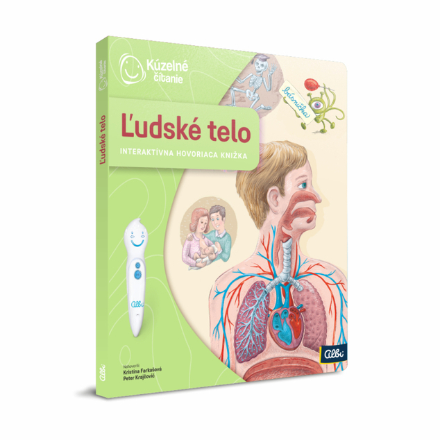 Albi Kúzelné čítanie Kniha Ľudské telo