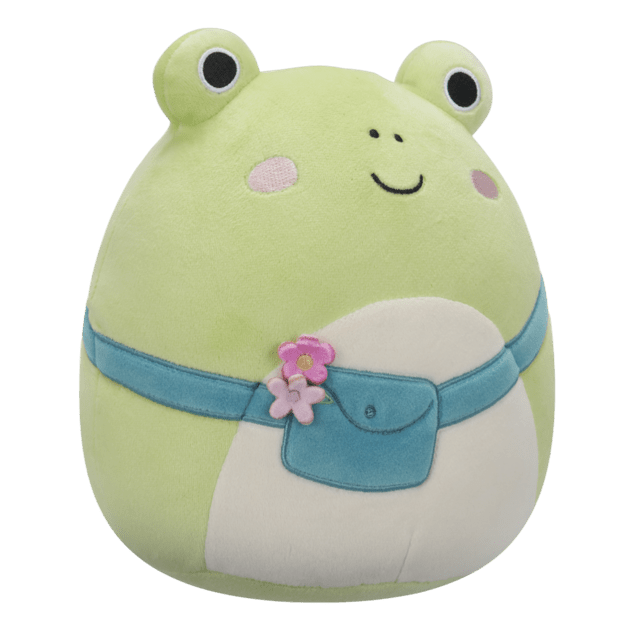 SQUISHMALLOWS Zöld béka táskával - Wendy