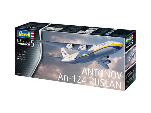 Plastikmodellbausatz Flugzeug 03807 - Antonov An-124 Ruslan (1:144)