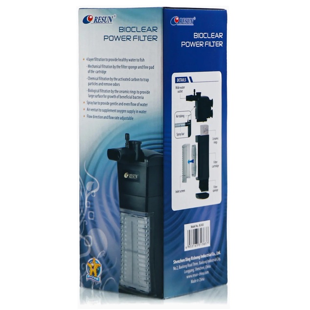 Resun BioClear Power Filter 300 vnútorný filter 4v1
