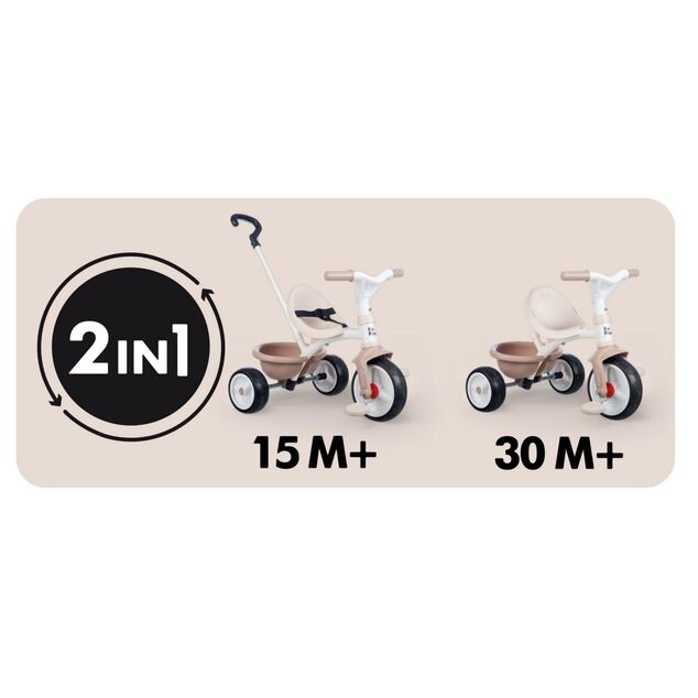 Smoby Trojkolka Be Move béžová