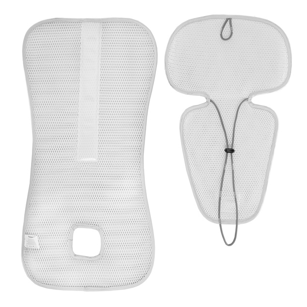 Priedušná podložka do autosedačky Breeze sk. 2/3, Ice Grey