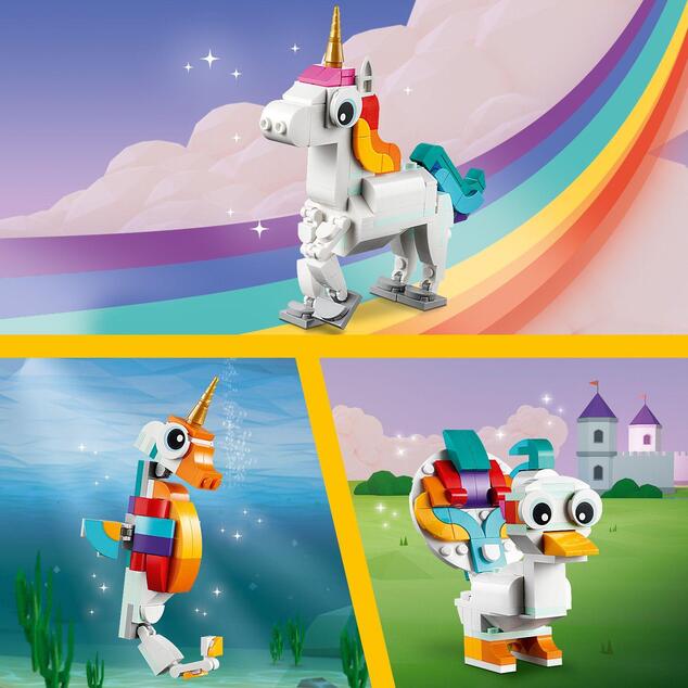 LEGO® Creator 3 v 1 31140 Kúzelný jednorožec