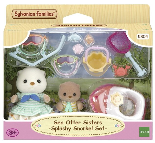 Sylvanian Families Vydrie sestry na dovolenke pri mori