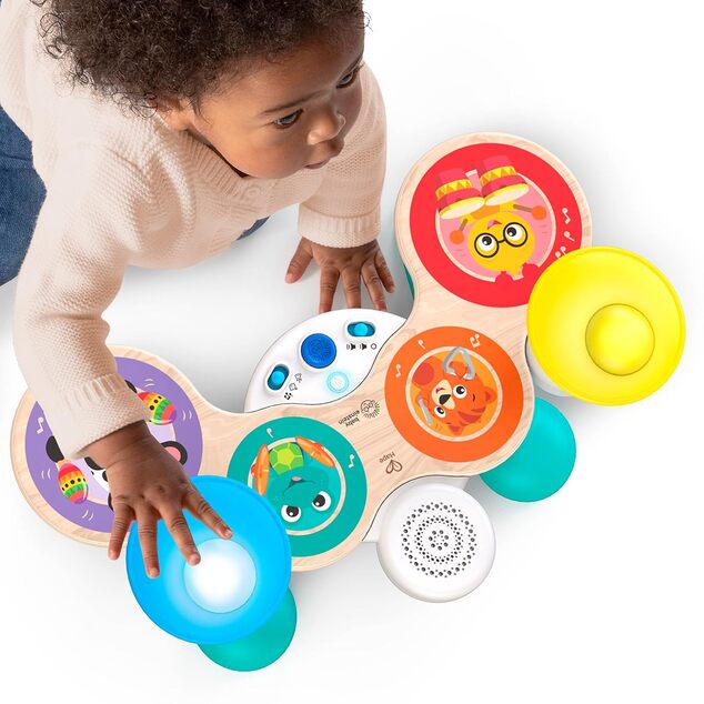 BABY EINSTEIN Hračka hudobná Set bubnov Together in Tune Drums™ Connected Magic Touch™ HAP