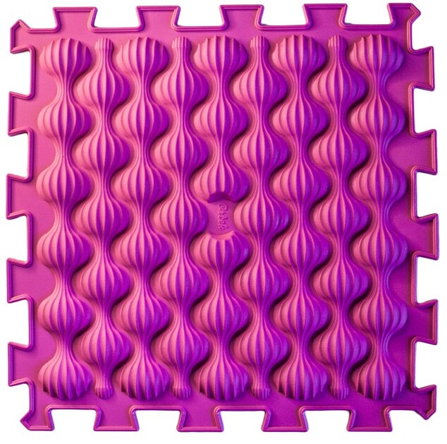 Ortek Masážna ortopedická podložka Puzzle "Mix" 9 prvkov Ružová