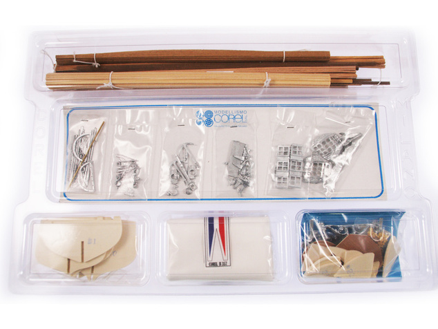 COREL Leida rybárska loď 1:64 kit
