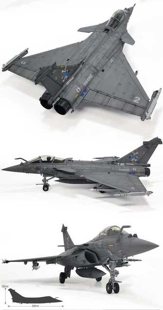 Kit model avion 12368 - RAFALE M MARINE NATIONALE (1:48)