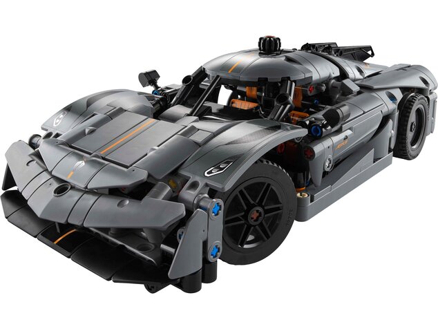 LEGO® Technic 42173 Sivé hyperauto Koenigsegg Jesko Absolut