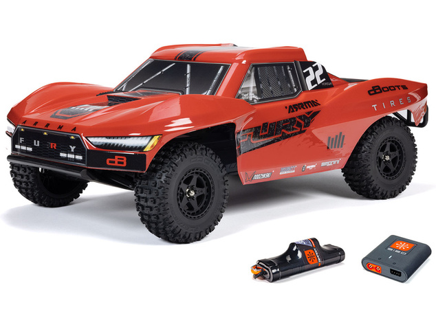 Arrma Fury Mega 550 1:10 RTR modrá