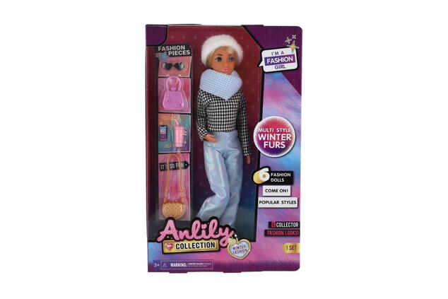 Bambola Anlily articolata 30cm edizione invernale con accessori