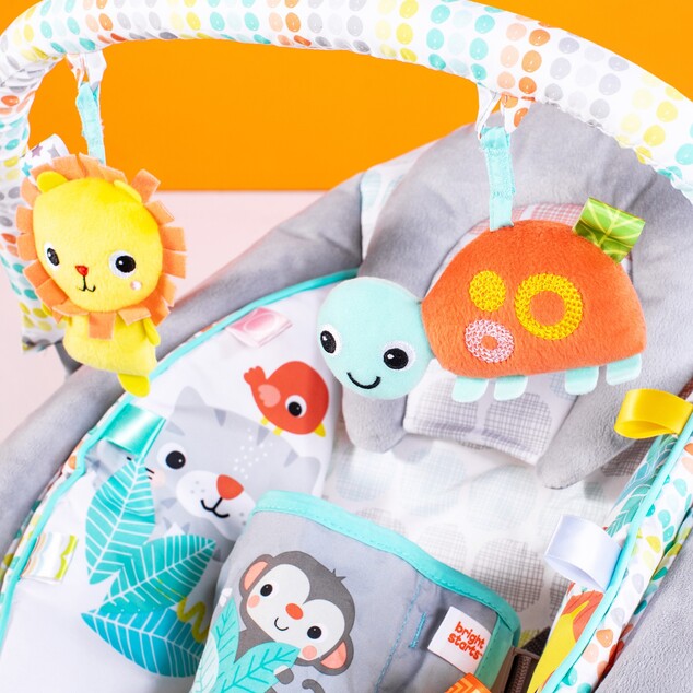 Lettino vibrante con melodia Whimsical Wild 0m+, fino a 9kg, 2019