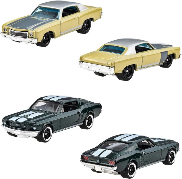 Mattel Hot Wheels 25JCT92 Fast &amp; Furious Hitri in drzni Avtomobilčki 10-paket