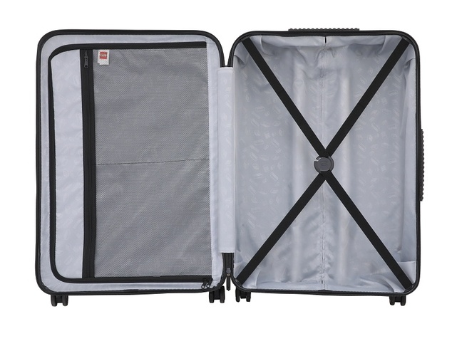 LEGO® Luggage ColourBox Minifigure Head 28" - Čierny