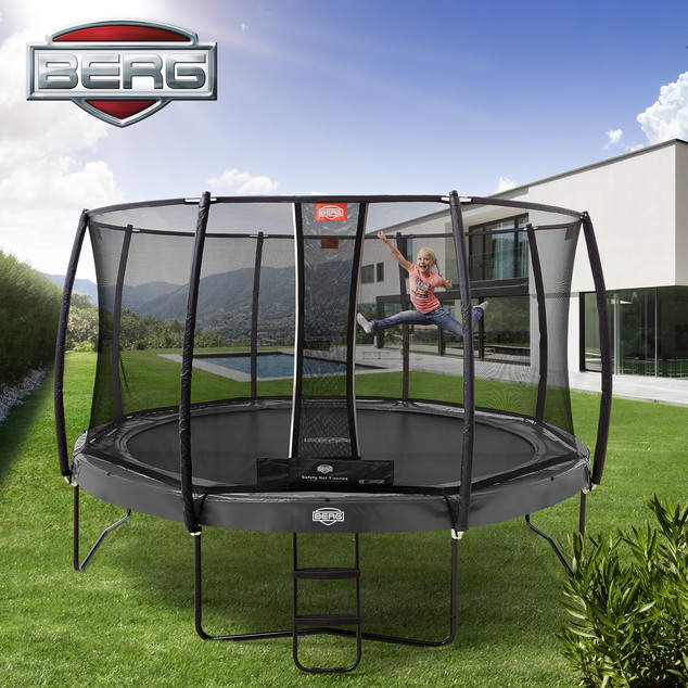BERG Elite Regular 330 Grey + ochranná sieť Deluxe