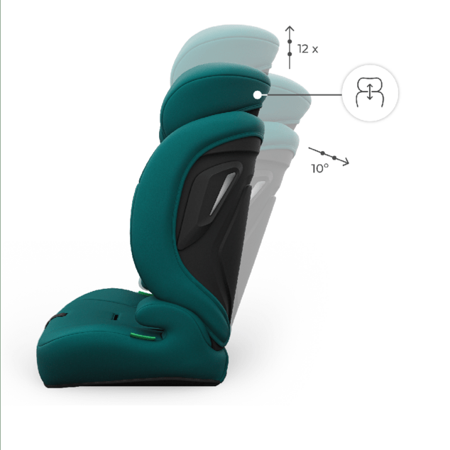 KINDERKRAFT Autosedačka Comfort Up 2 Plus i-Size (76-150 cm) Green
