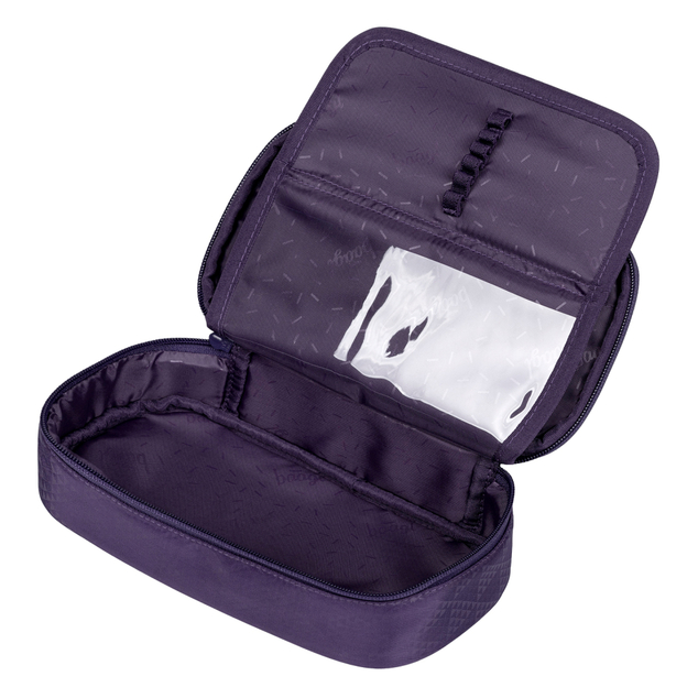 BAAGL Školský peračník etui Plum