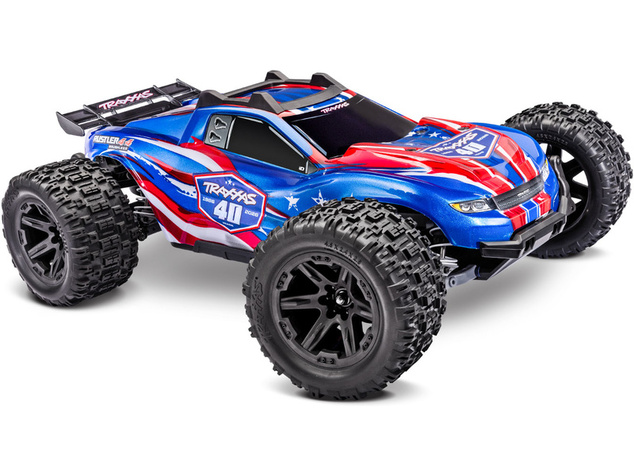 Traxxas Rustler 4x4 1:10 VX3 RTR albastru