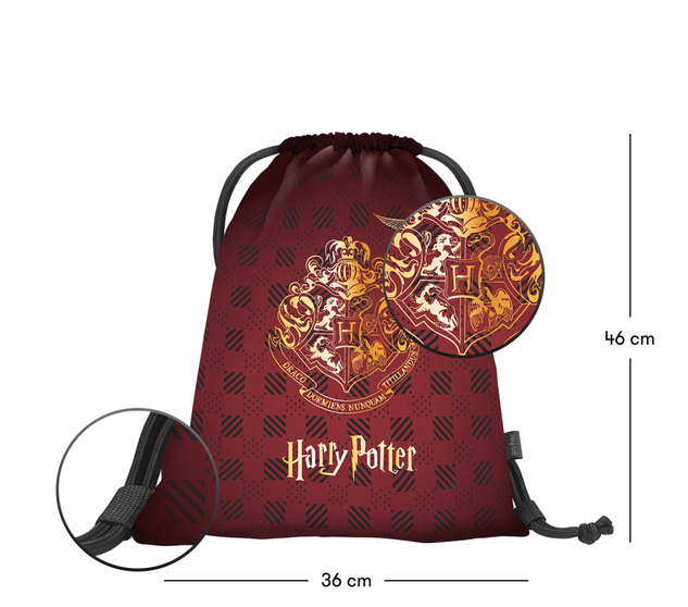 BAAGL Vrecko Harry Potter Rokfort vínové