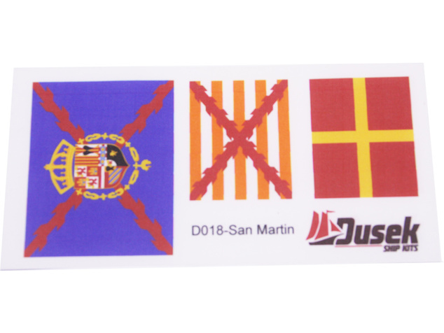 Dušok San Martin 1588 1:72 kit