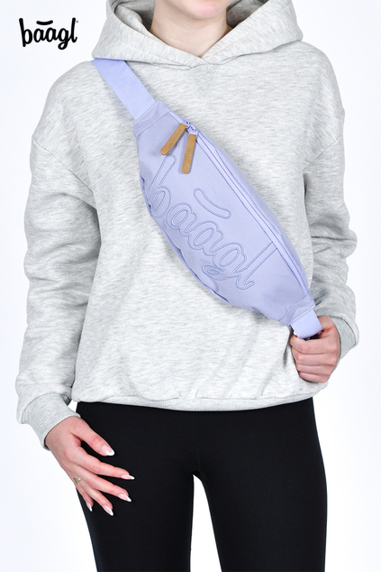 BAAGL SADA 5 Skate Lilac: hátizsák, tolltartó, zseb, övtáska, laptop tok