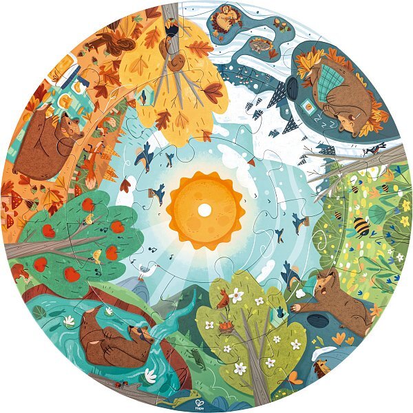 Hape Puzzle - štyri ročné obdobia
