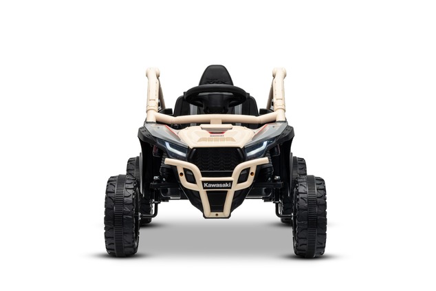 Elektrické autíčko Kawasaki TERYX KRX 1000 12V, khaki, jednomiestne, odpružená zadná nápra