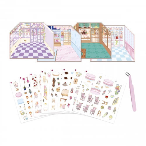 Janod Cosy Set creativ Stickere Minilume Delicii