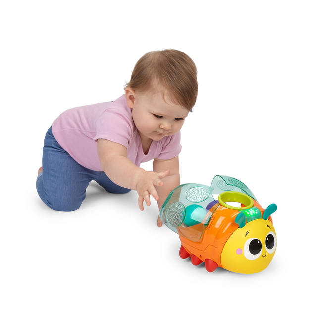 BRIGHT STARTS Interaktivna igračka s lopticama Spin 'n' Chase Bug™, 6m+