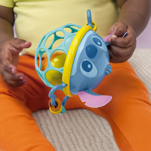 BRIGHT STARTS Zvečka senzorička Stitch Jingle &amp; Shake™, 0m+