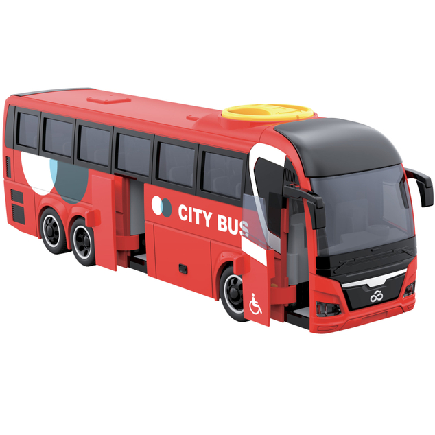 CITY SERVICE CAR - Autobus 1:16 -červený
