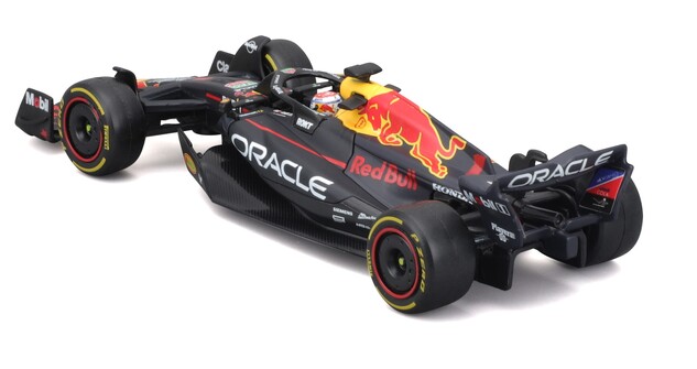 Bburago 1:24 RACE Formel F1 MODELLBAUSATZ- Red Bull RB19(2023) #1 Max Verstappen mit Ständer