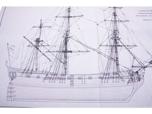 COREL HMS Greyhound fregata 1720 1:100 kit