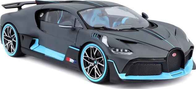 Bburago 1:18 TOP Bugatti Divo Grey