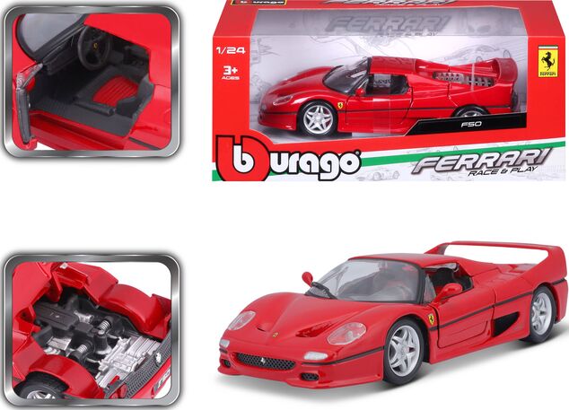 Bburago 1:24 Ferrari F50 Rot