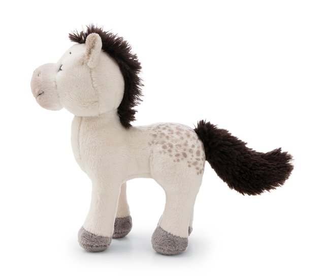 NICI plyš Pony Mony biely 17cm, GREEN
