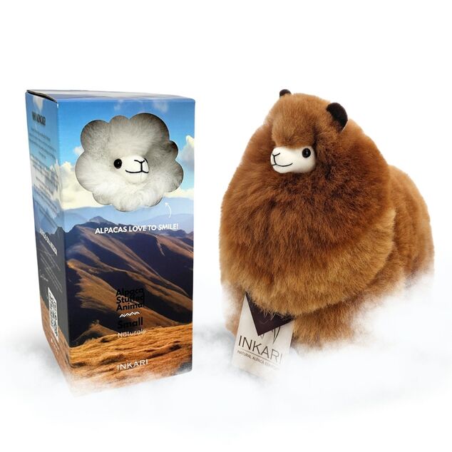 INKARI Plyšová hračka Alpaca Small Caramel 23cm