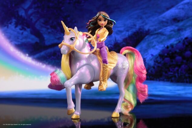 Unicorn Academy Svetelný jednorožec a figúrka 11 cm Sophia &amp; Wildstar