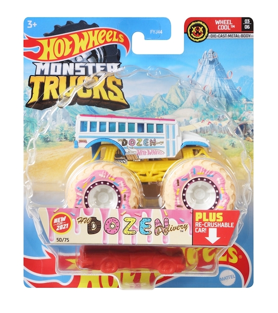 Mattel Hot Wheels Monster trucks kaskadérske kúsky asst