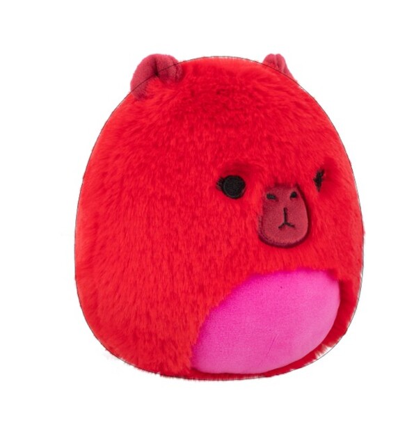 Squishmallows Fuzzamallows Kapybara – Marcia, 13 cm