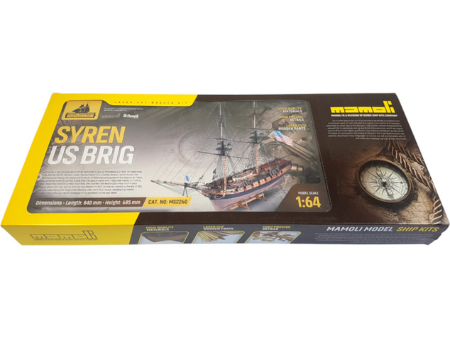 Model Shipways Syren US Briga 1803 1:64 kit