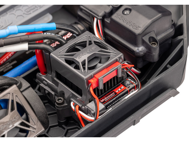 Traxxas Rustler 4x4 1:10 VX3 RTR albastru