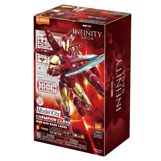 MARVEL HERO BLOKEES Champion Class 01 Iron Man Mk85 Ex