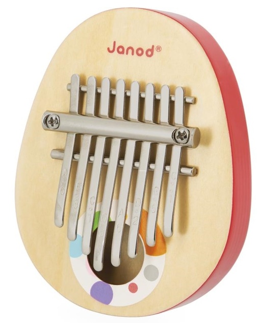 Janod Drevený hudobný nástroj Kalimba Confetti